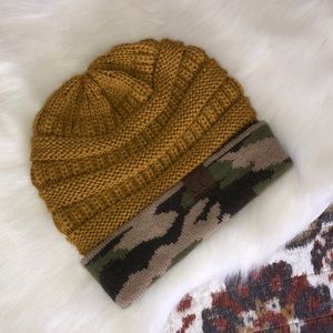 C.C Golden Yellow Camo Hat